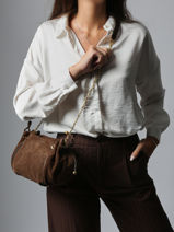 Cross Body Tas Premium Leder Gerard darel Bruin premium DCS07400-vue-porte